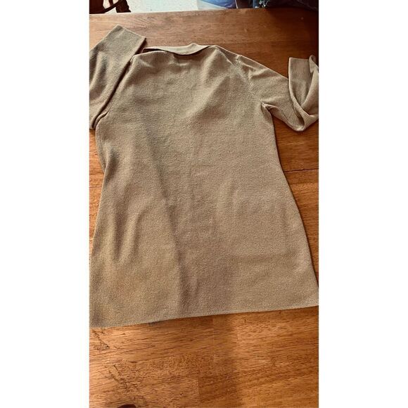 Due Per Due Beige Womens Knit Blazer Jacket Size M - Picture 8 of 8